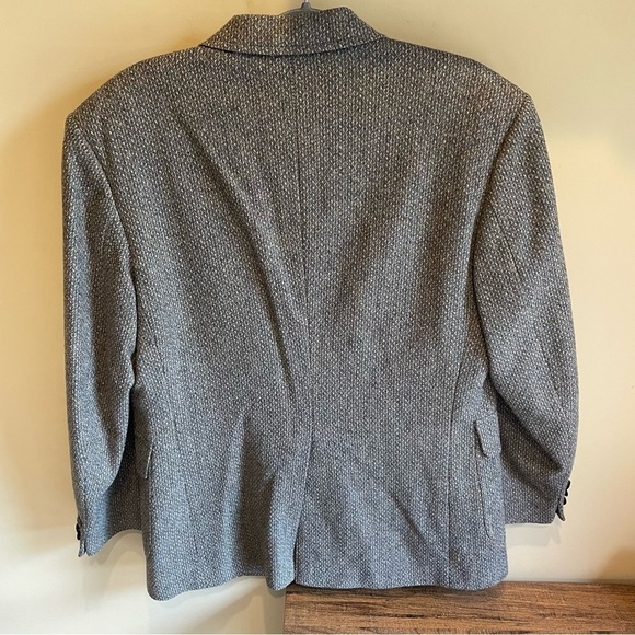 PENDLETON Tweed Wool Flecked Light Gray Mens Sz 42 Classic Sport Coat Blazer - Picture 7 of 8